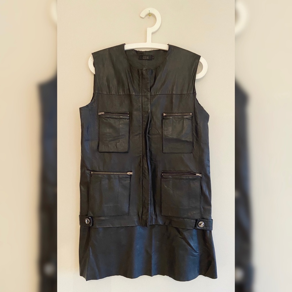 Leather dress